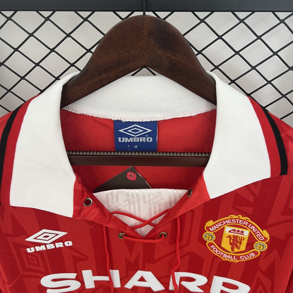 Retro Long Sleeve Manchester United 92/94 Home