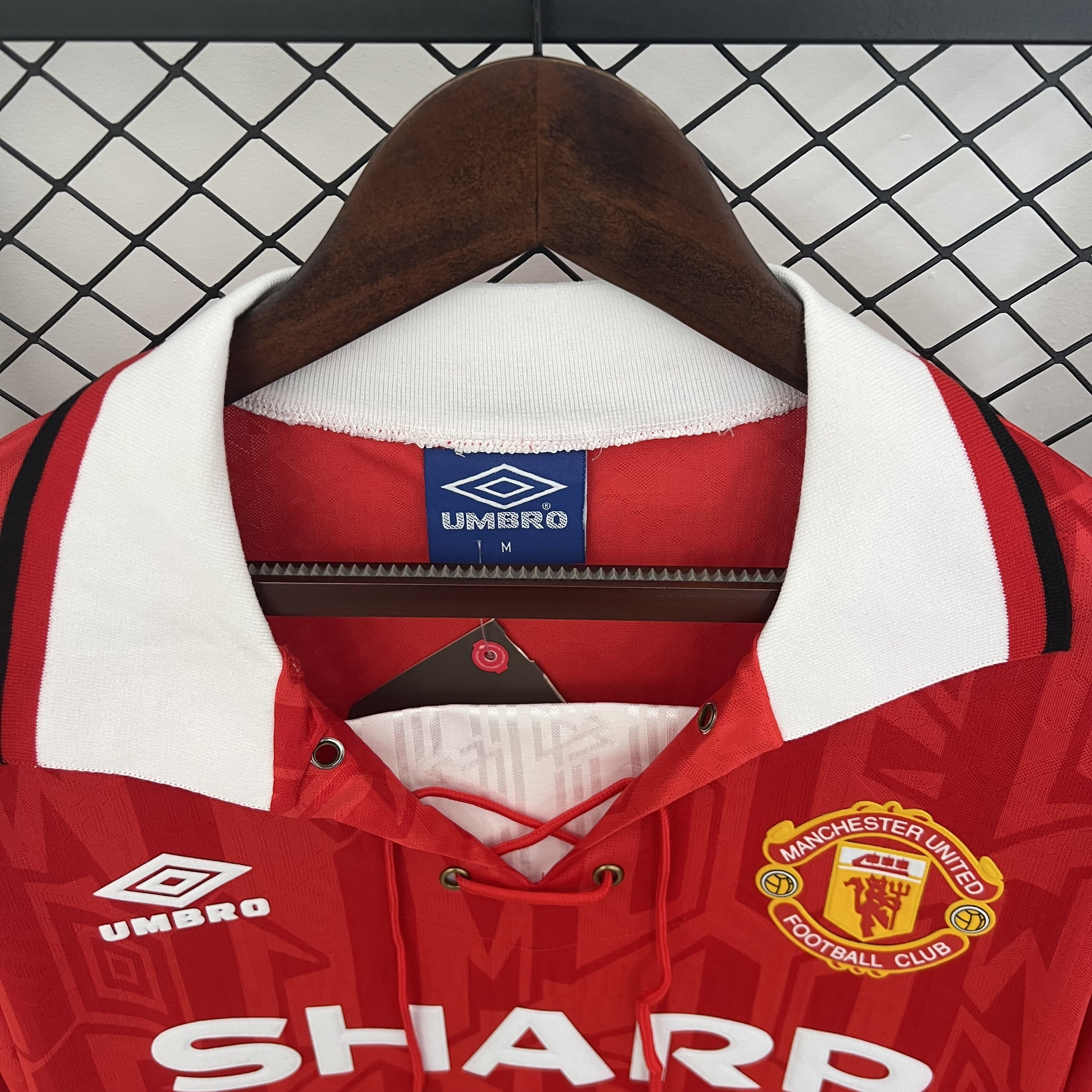 Retro Long Sleeve Manchester United 92/94 Home