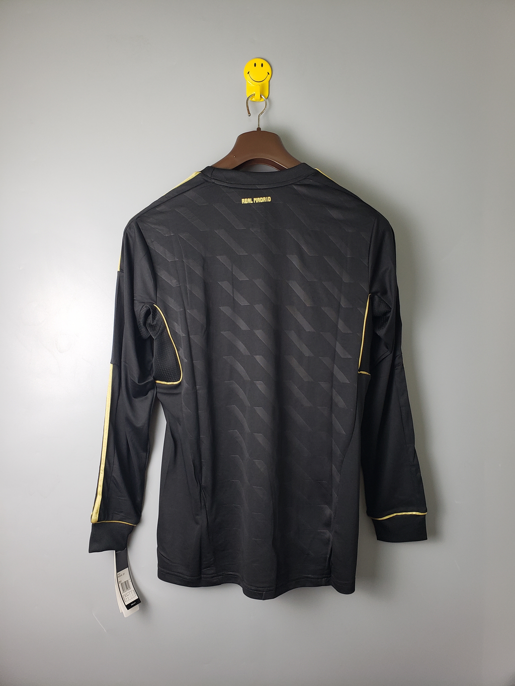 2012 Retro long sleeve Real Madrid Black