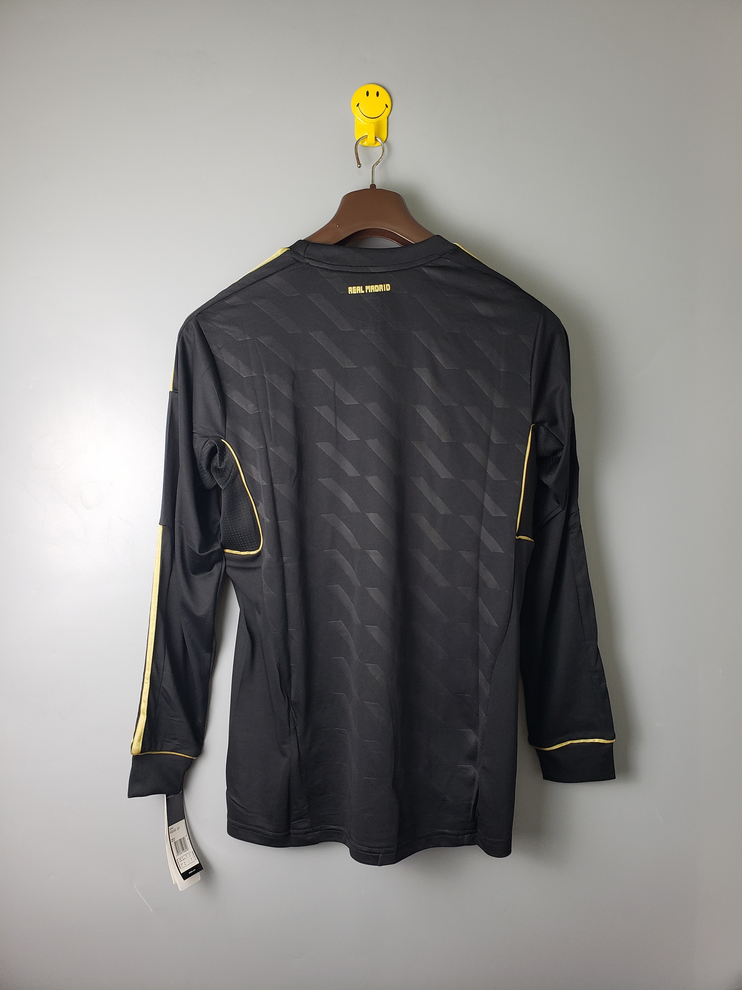 2012 Retro long sleeve Real Madrid Black