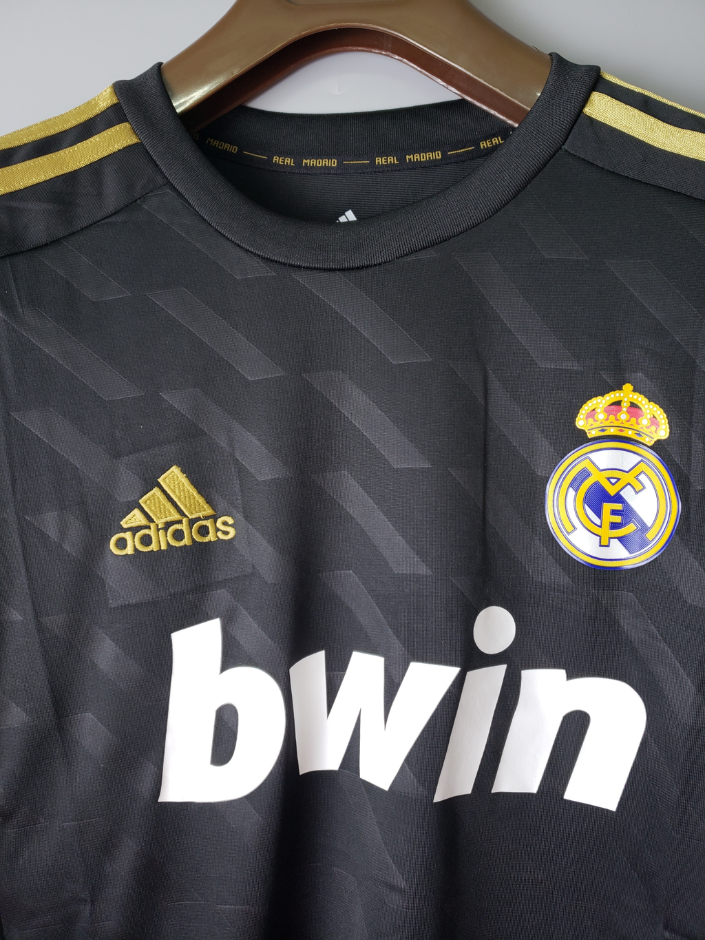 2012 Retro long sleeve Real Madrid Black