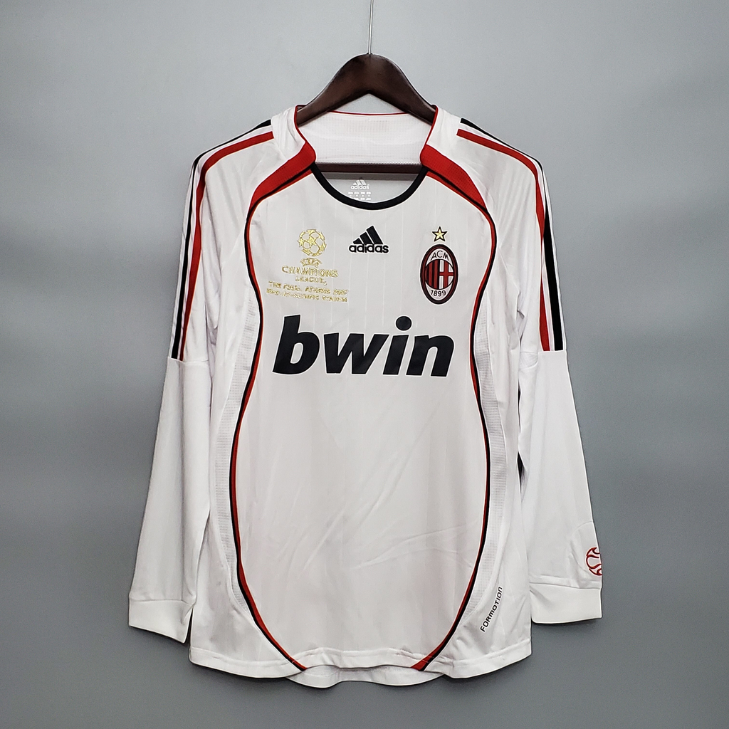 06/07 Retro Long Sleeve Ac Milan