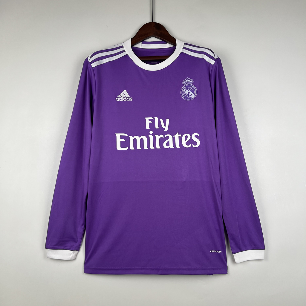 16/17 Retro Long Sleeve Real Madrid