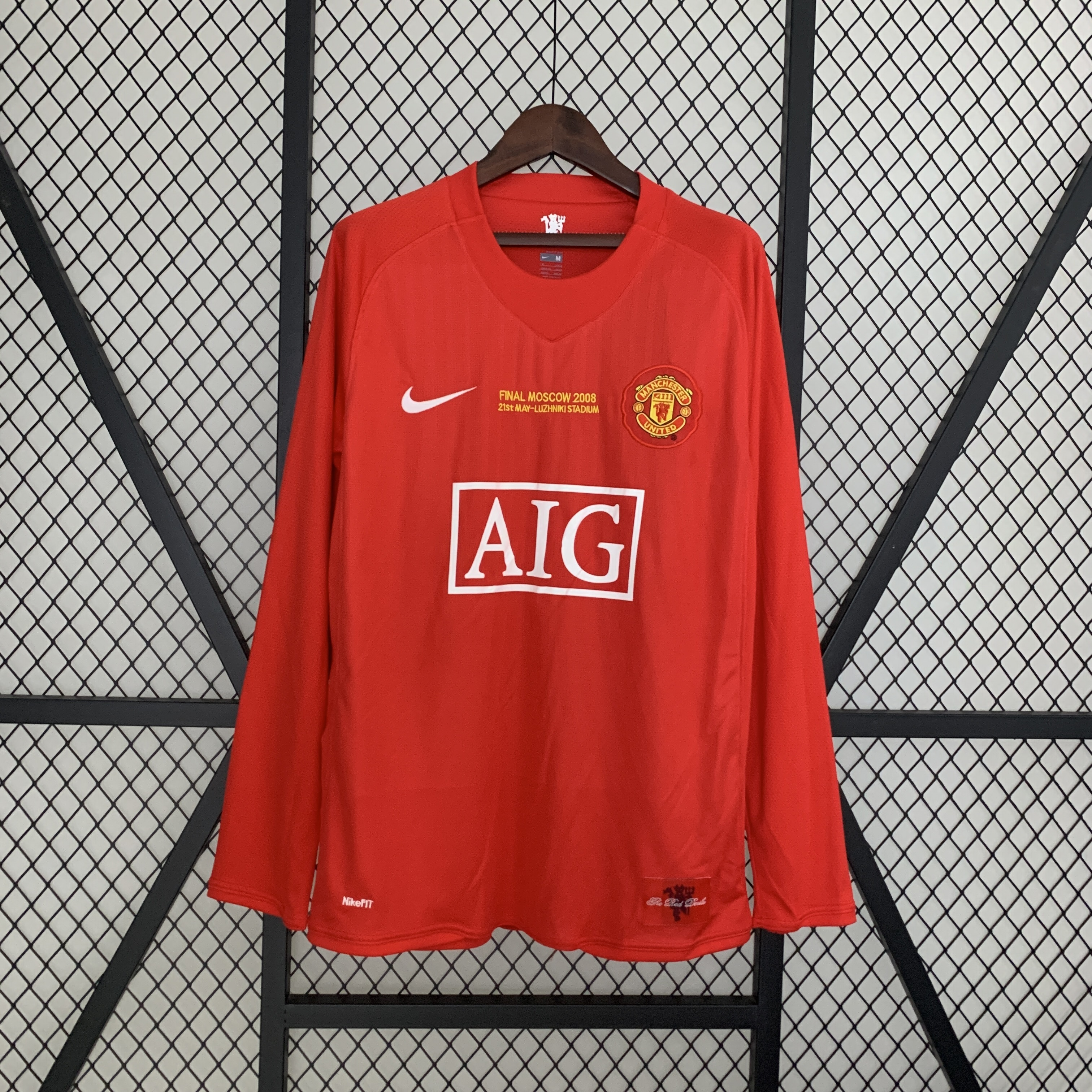 07/08 Retro Long Sleeve Manchester United