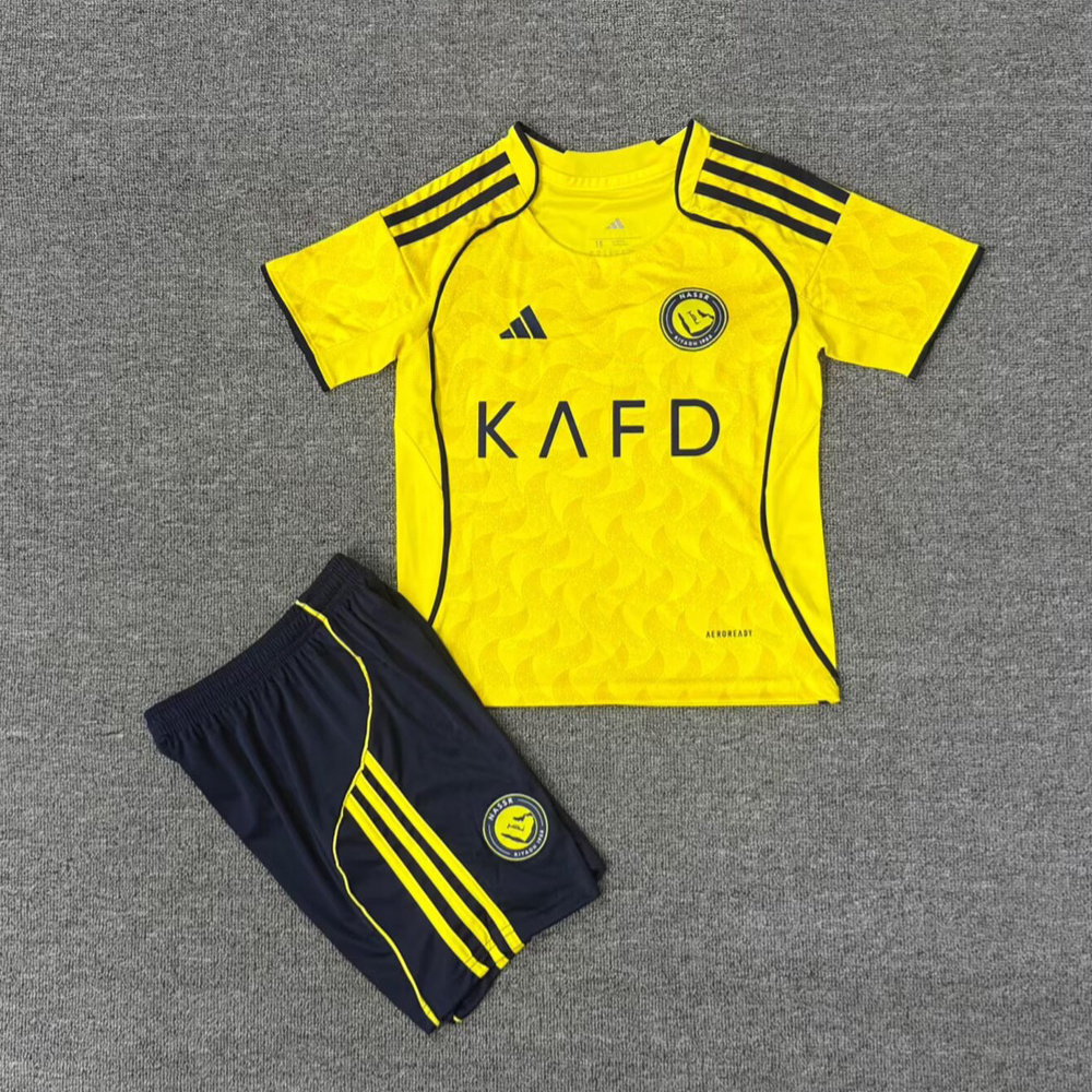 25/26 al nassr home kids kit